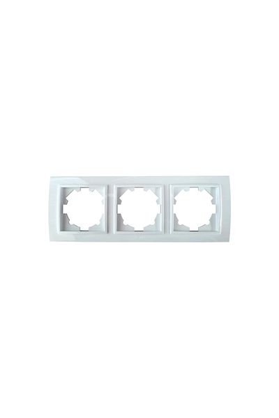 ELBİ Elbi Zena White Triple Frame