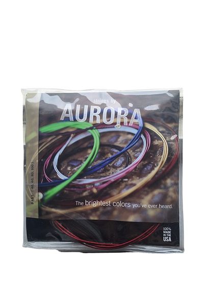 Aurora Strings Premium Bass Guitar String (40, 60, 80, 100) Red Color Bass Guitar Tel