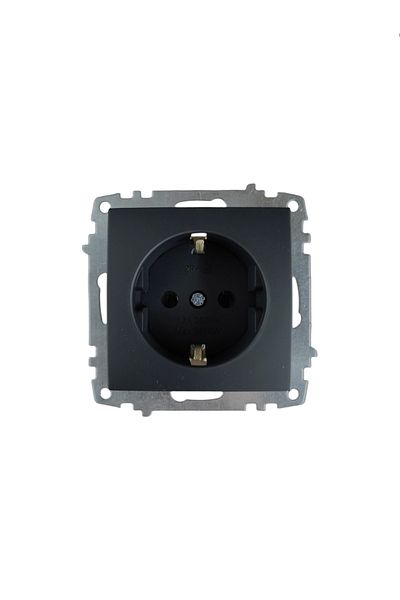 ELBİ Elbi Zena Black Grounded Socket Frameless