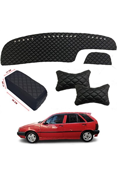 caraks Fiat Tipo Kolçak + Boyunluk + Göğüs Halısı Siyah