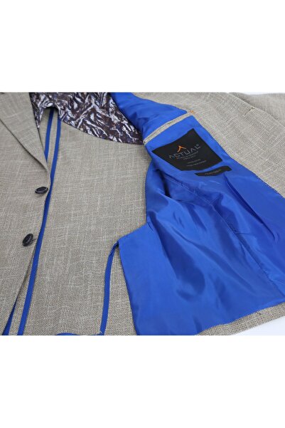 ACTUAL Slim Fit Blazer Single Jacket 7145-4 Cream