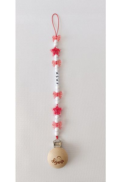 Bebekmağazam Red Baby Pacifier Strap