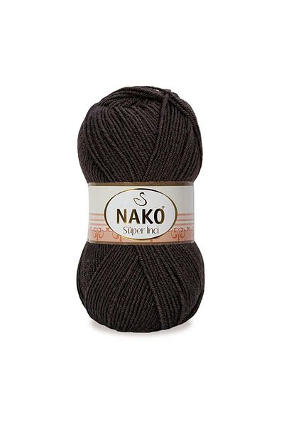 NAKO 5 Τεμάχια Nako Super Pearl 6962 Bitter Brown
