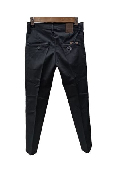 The Coffee Kids Pantaloni din stofă pentru băiat de culoare neagră