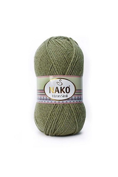 NAKO 5 Pieces Nako Mink Glitter Khaki 268
