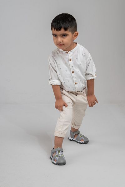 AYAKKABIMOOD Shoesmood Arz 4860 A.Grey Boy's Sandals