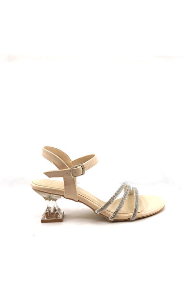 AYAKKABIMOOD Shoesmood CC 6.5 cm kožne Sa kamenčićima lakirane kožne ženske c...