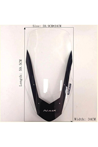 Csr Yamaha Nmax 155 Uzun Tur Camı Şeffaf