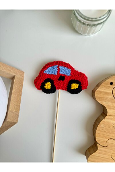 TKhome Punch Arabalı Pasta Süsü Pasta Dekoru - Doğum Günü Süsü