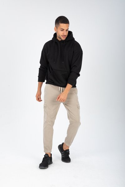 FORESEE Beli ve Paçası Lastikli Jogger Pantolon