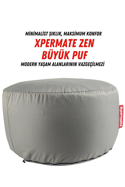 XPERMATE Sunset Puf Bench Fermuarlı Puf Yıkanabilir Kılıf Ayak Ucu Puf Ve Mak...