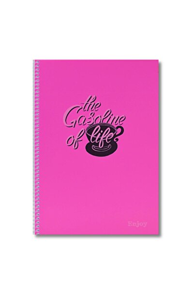 SİM Sim Enjoy A4 96 listova spiralna sveska sa plastičnim omotom Prugasto