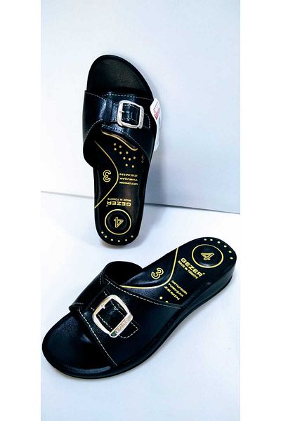 GEZER 4 POINT ORTHOPEDIC SINGLE STRAP WOMEN'S SLIPPERS TOURING FOUR POINT ANATOMICAL SOLE