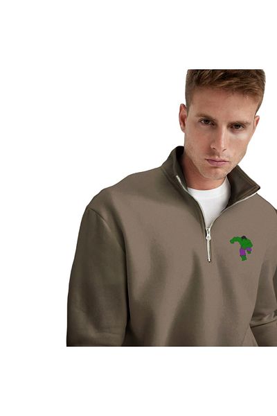 Sekiz Numara Hulk Premium Sweatshirt - Half Zip