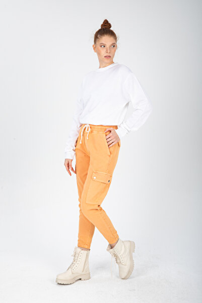 Beli ve Paçası Lastikli Jogger Pantolon