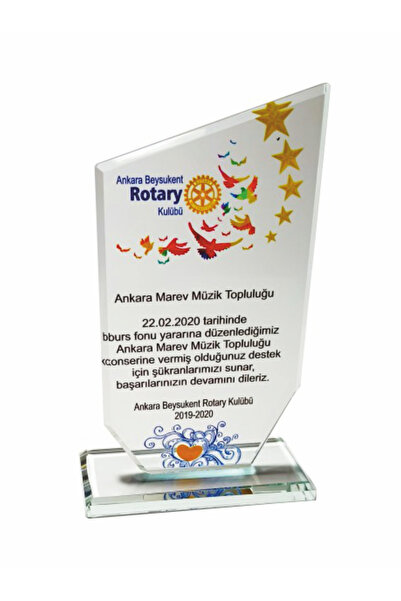 MERTKRİSTAL Kişiye Özel Cam Plaket Kristal Cam Plaket, Kişiye Ve Kurumlara Özel Kristal Plaket P102