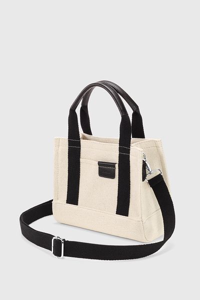 Housebags Black Canvas Tote 232 - Women's Soft Style