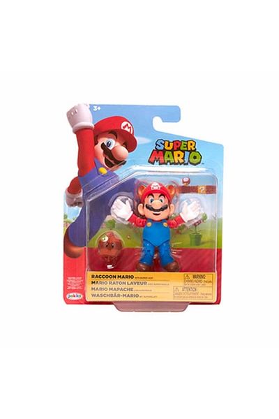 Giochi NTD Super Mario Figure 6 cm W28 UPM03000 - Raccoon Mario
