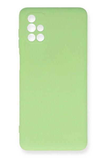 Fibaks Galaxy M51 Compatible Inner Surface Soft Textured Camera Protection Erasable Silicone Case Cover