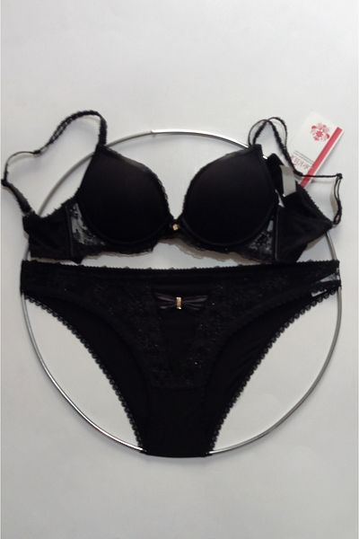 Orkide B Cup Eastern She125 Orchid - Unassisted Bra with Fixed Straps, Underwire and Ears