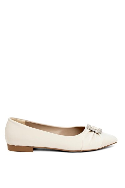 MİSS PARK MODA Miss Park Moda PM386 K488 Ženske Baletanke Bež