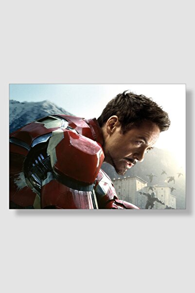 postick Marvel Iron Man Film Posteri Yüksek Kaliteli Kalın Parlak Kuşe Kağıdı