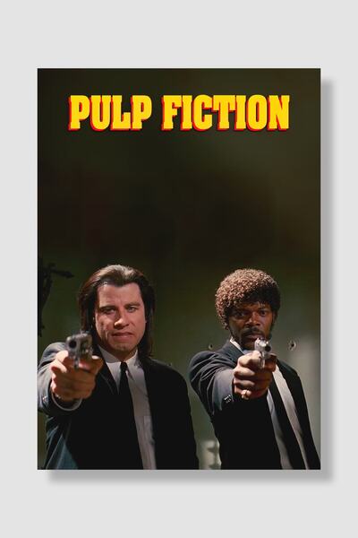 postick Pulp Fiction | Ucuz Roman Film Posteri Yüksek Kaliteli Parlak Kuşe Ka...