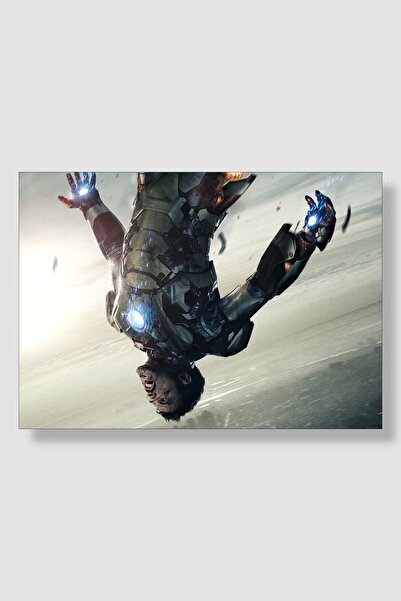 postick Marvel Iron Man Film Posteri Yüksek Kaliteli Kalın Parlak Kuşe Kağıdı
