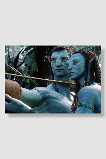 postick Avatar Film Posteri Yüksek Kaliteli Parlak Kuşe Kağıdı