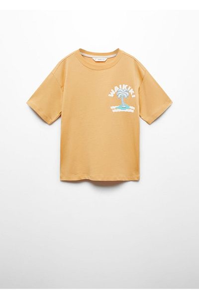 MANGO Kids Kurzarm-T-Shirt mit Aufdruck