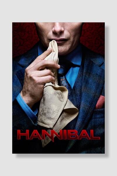 postick Hannibal Dizi Posteri Yüksek Kaliteli Kalın Parlak Kuşe Kağıdı
