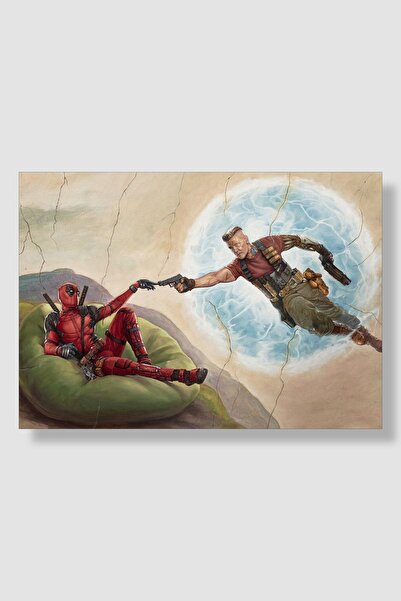 postick Deadpool Film Posteri Yüksek Kaliteli Parlak Kuşe Kağıdı