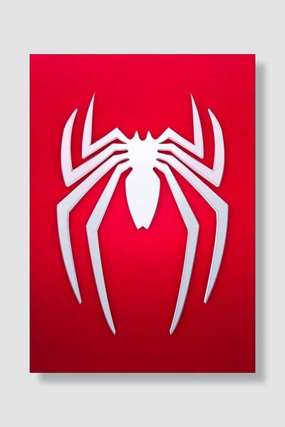 postick Spiderman | Örümcek Adam (ps4) Oyun Posteri Kalın Parlak Kuşe Kağıdı