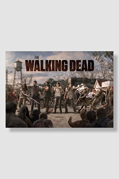 postick The Walking Dead Dizi Posteri Yüksek Kaliteli Kalın Parlak Kuşe Kağıdı