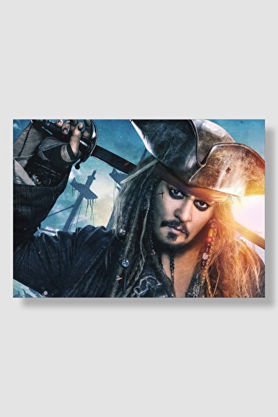 postick Pirates Of The Caribbean | Karayip Korsanları Film Posteri Yüksek Kal...