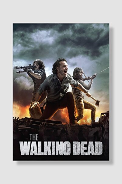 postick The Walking Dead Dizi Posteri Yüksek Kaliteli Kalın Parlak Kuşe Kağıdı
