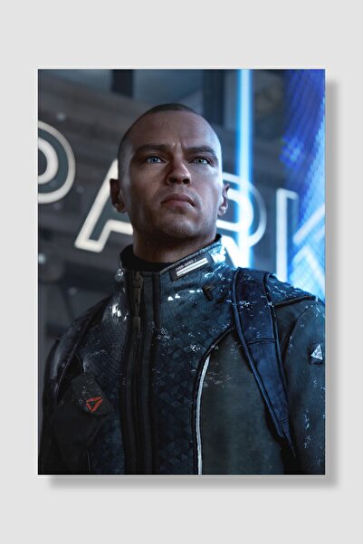 postick Detroit: Become Human Oyun Posteri Kalın Parlak Kuşe Kağıdı