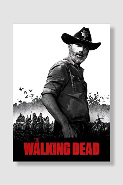 postick The Walking Dead Dizi Posteri Yüksek Kaliteli Kalın Parlak Kuşe Kağıdı