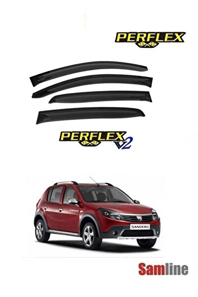 PERFLEX Dacıa Sandero -Stepway 2012 Modeller için Cam Rüzgarlığı Takımı 4'lü ...