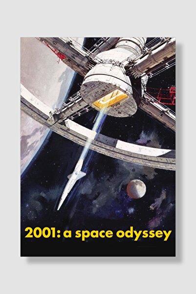 postick 2001 A Space Odyssey | 2001 Bir Uzay Destanı Film Posteri Yüksek Kali...