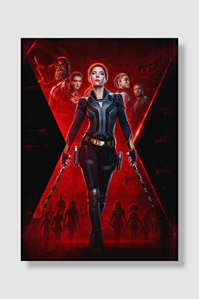 postick Marvel Black Widow Film Posteri Yüksek Kaliteli Parlak Kuşe Kağıdı