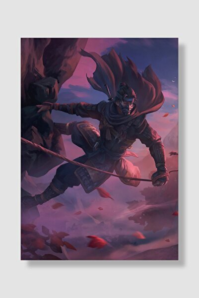 postick Ghost Of Tsushima Oyun Posteri Kalın Parlak Kuşe Kağıdı