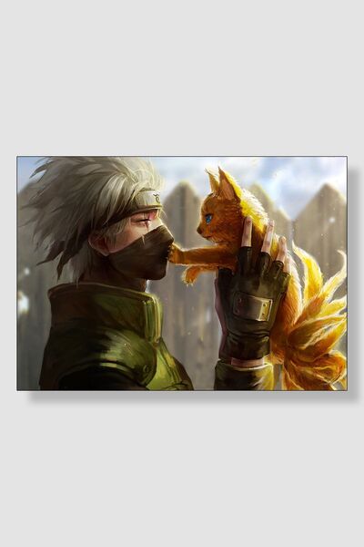 postick Naruto | Kakashi Anime Posteri Kalın Parlak Kuşe Kağıdı