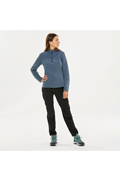 Decathlon Γυναικείο φλις Quechua για εξωτερικούς χώρους - Μπλε / Γκρι - MH100