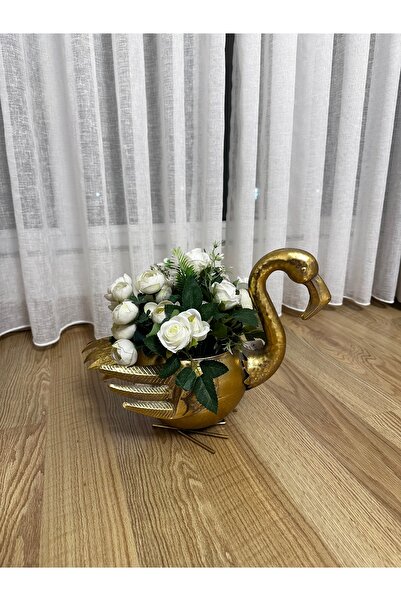 THE LİNSE Metal dekoratif saksı