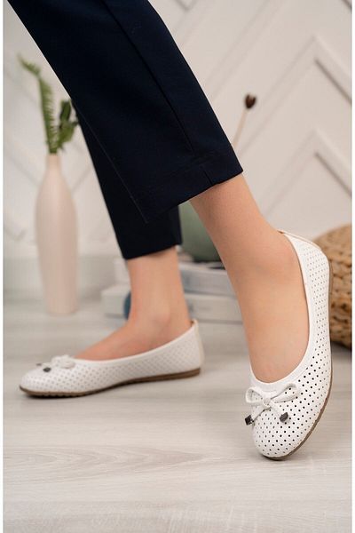 StWenn Balerini de damă Design elegant Utilizare confortabilă Talpă ortopedică Balerini de zi cu zi Material piele moale