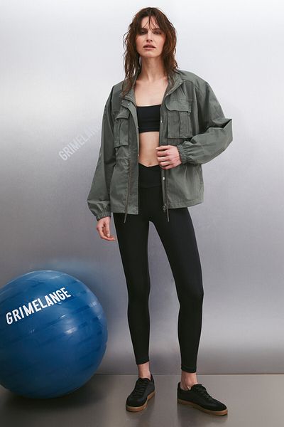 GRIMELANGE Ailen Entspannte Khaki-Jacke