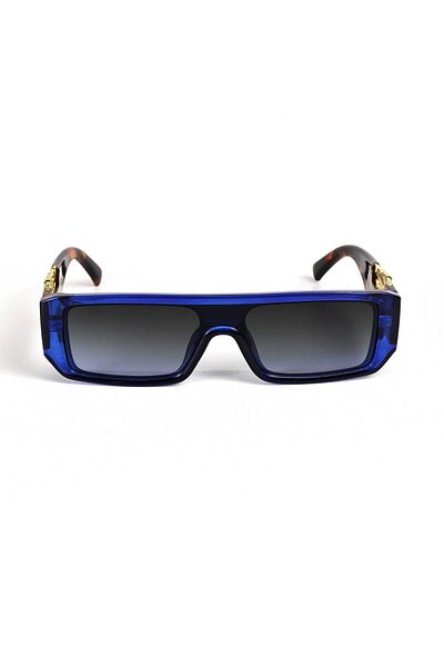Morinna New Season Women's Sunglasses Blue Leopard Pattern - UV400 Protection - Size 54-13-145
