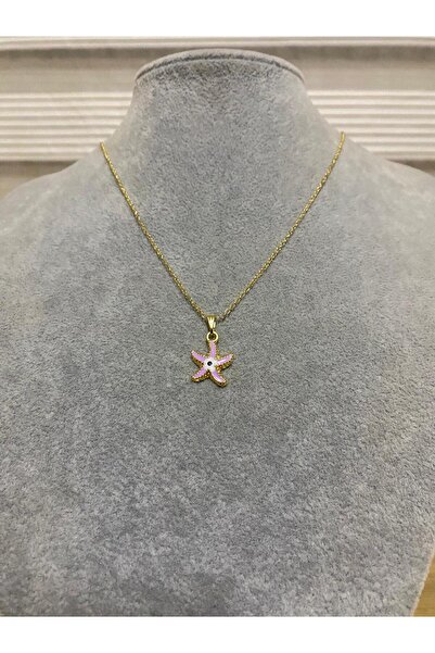 Judas Takı Women's Lilac Starfish Necklace