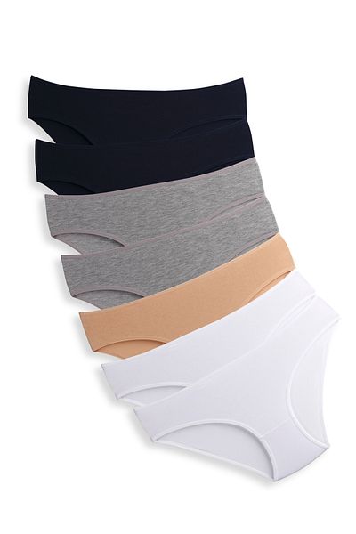 Lolitam Dámské kalhotky Cotton Lycra 7 Pack